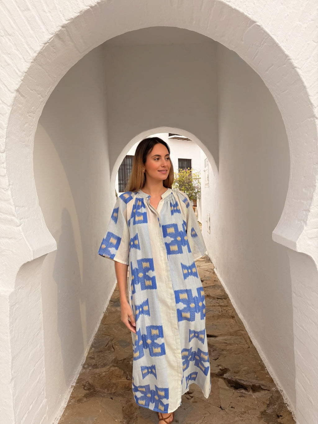 VESTIDO BLOOM AZUL
