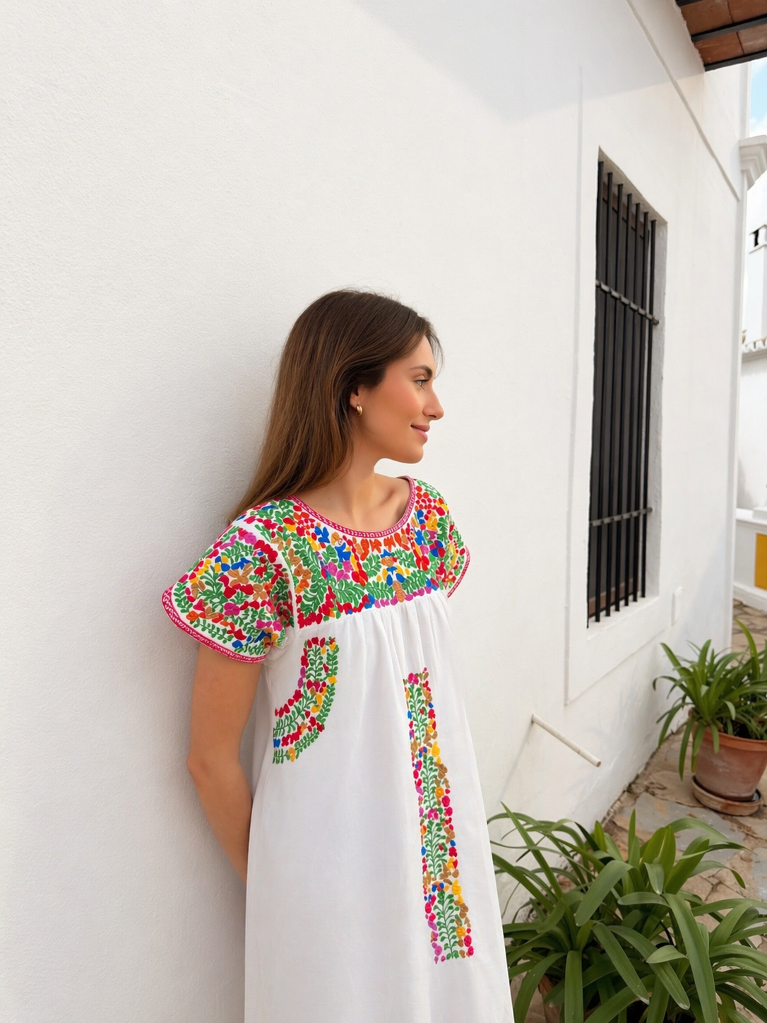 VESTIDO BOUQUET BLANCO