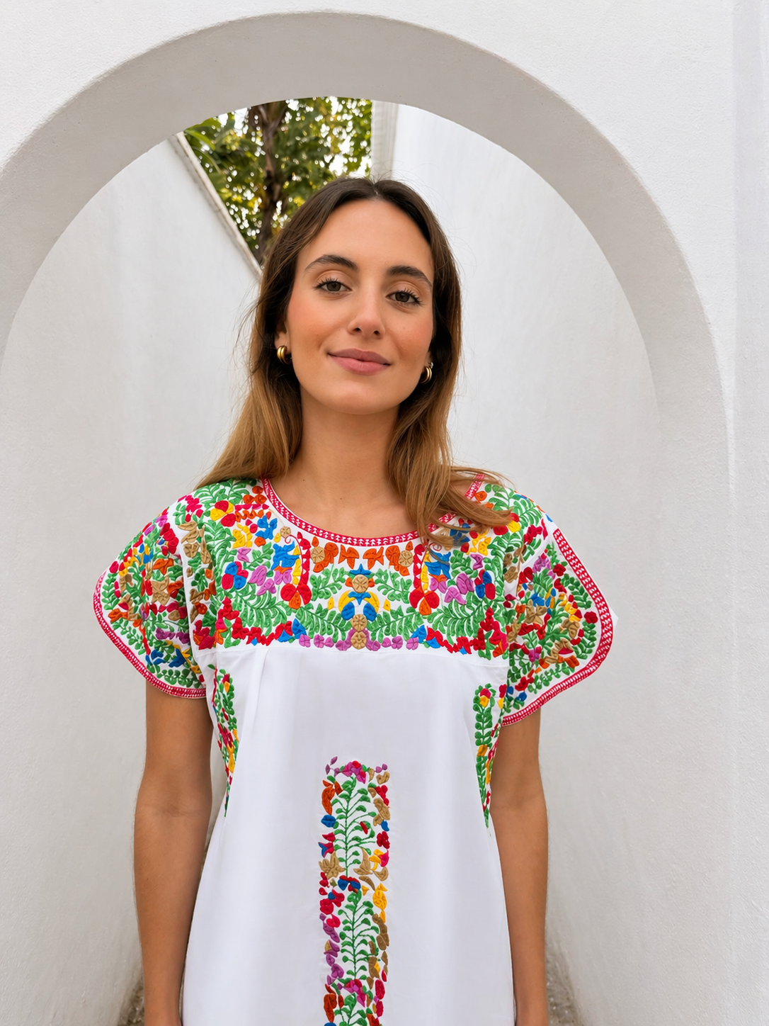 VESTIDO BOUQUET BLANCO