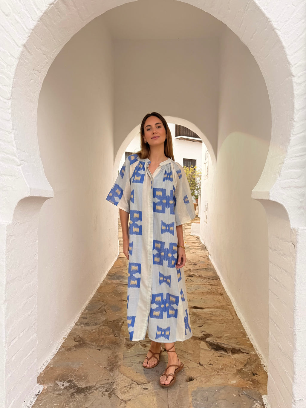 VESTIDO BLOOM AZUL