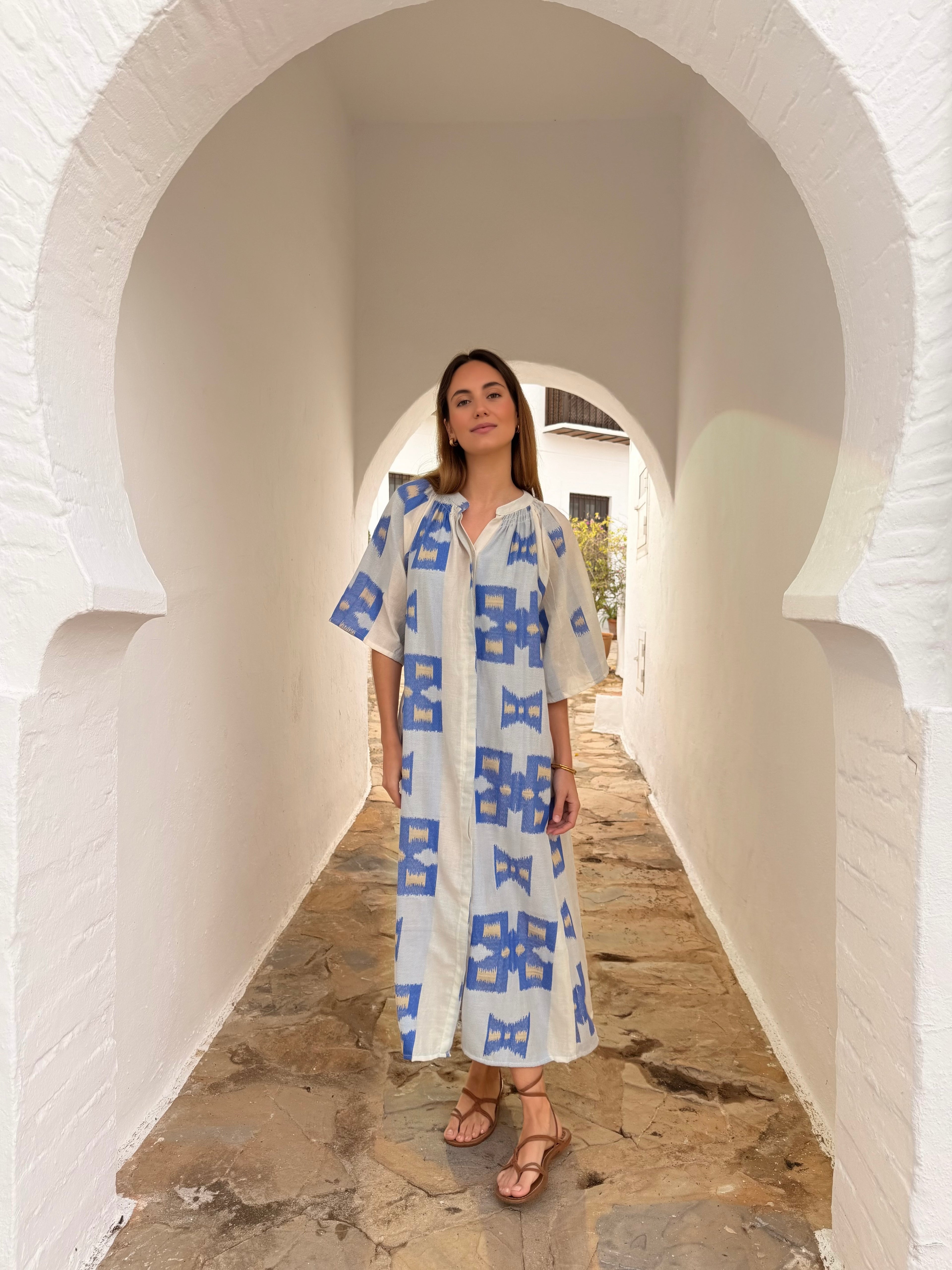 VESTIDO BLOOM AZUL