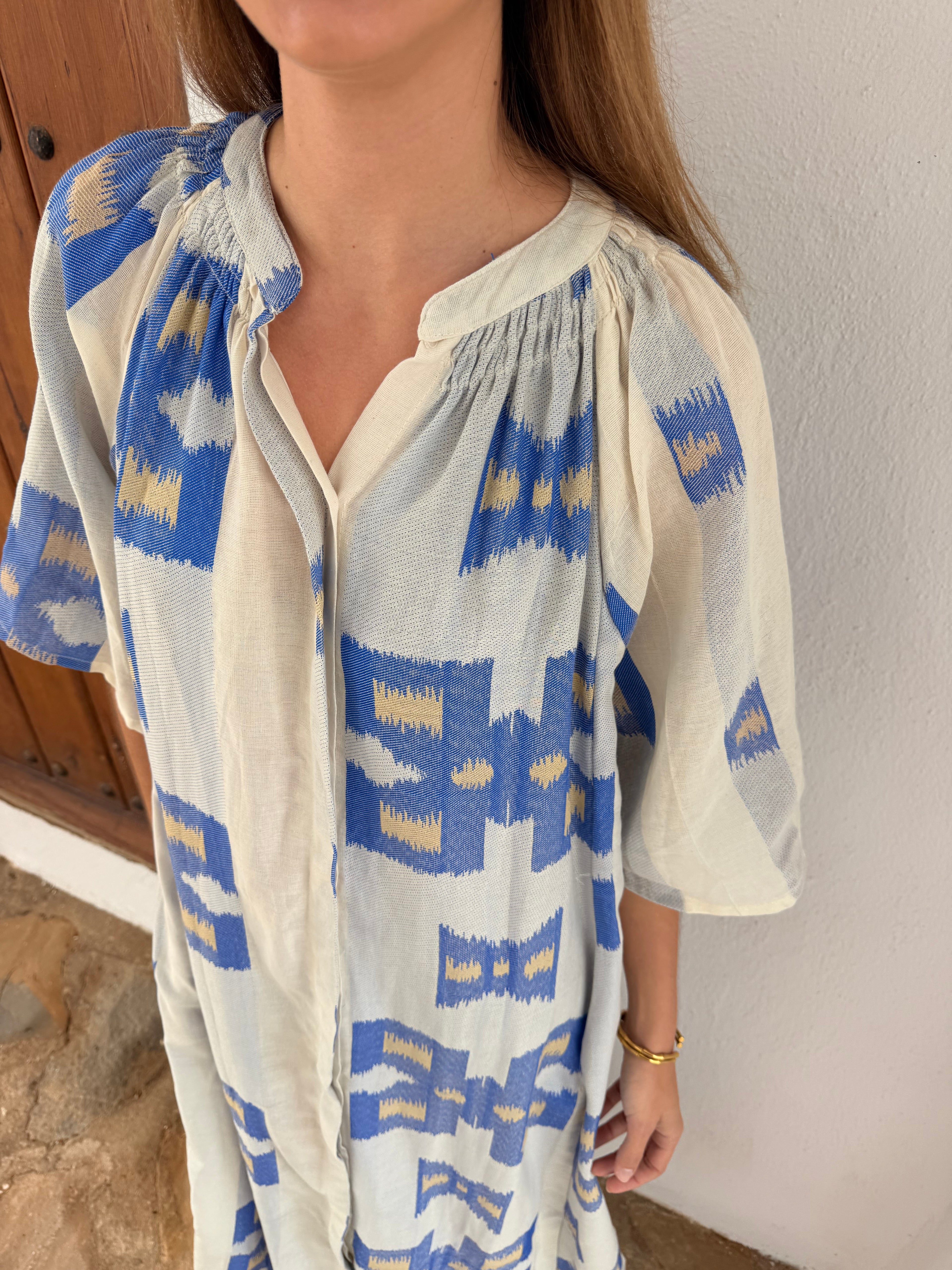 VESTIDO BLOOM AZUL