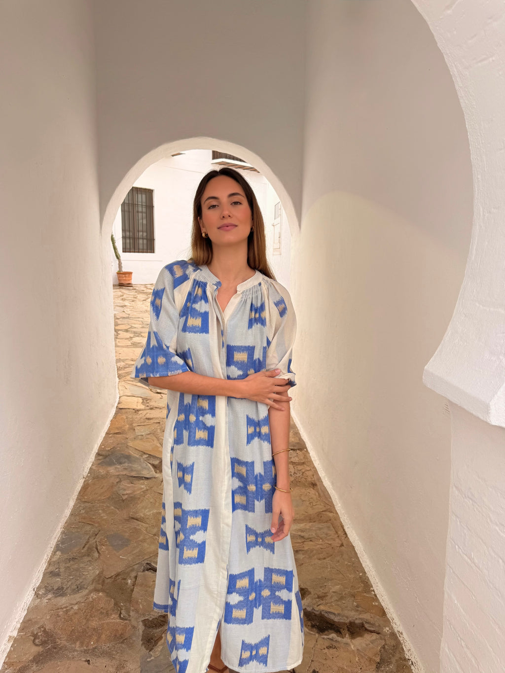 VESTIDO BLOOM AZUL