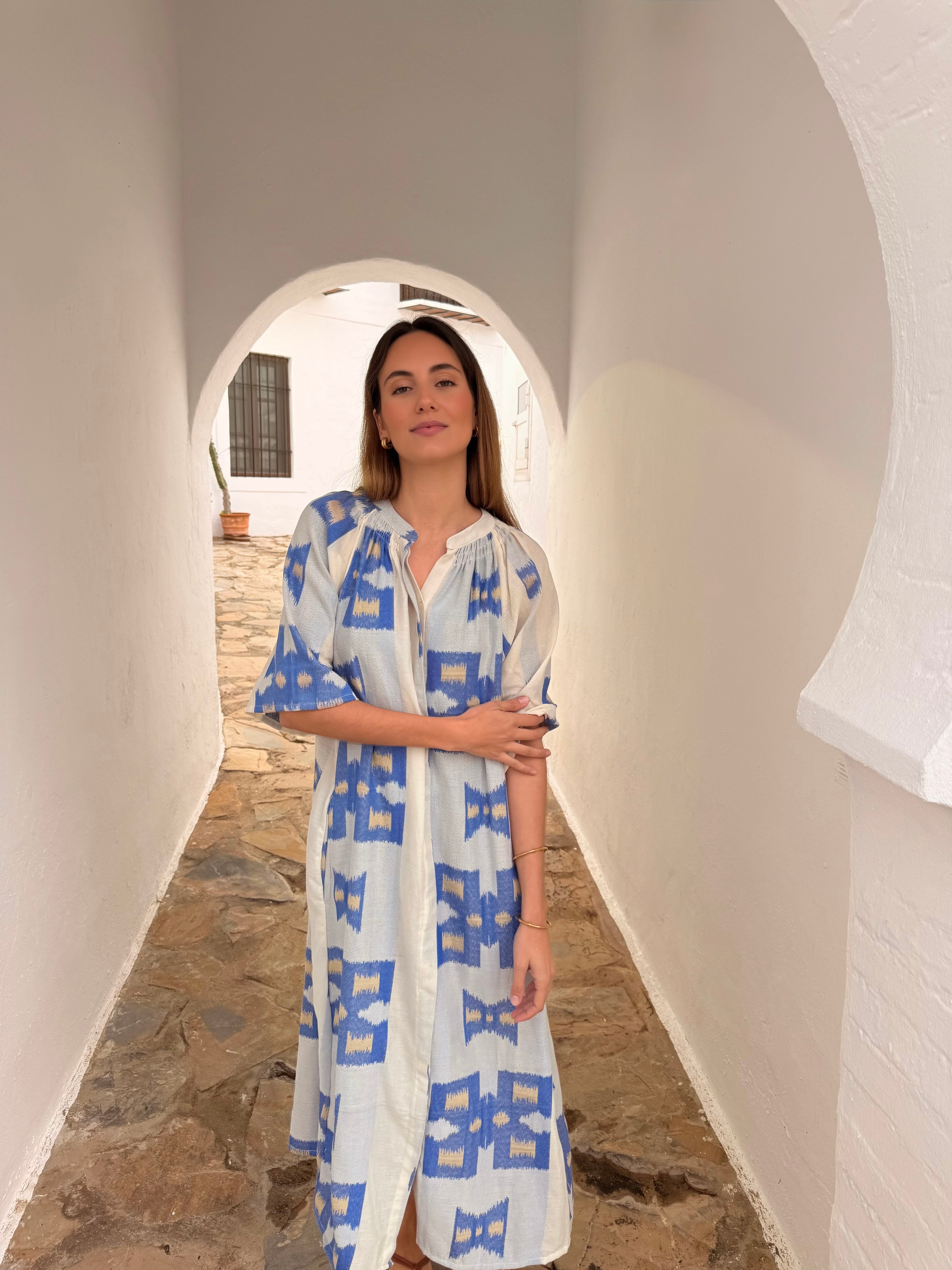 VESTIDO BLOOM AZUL