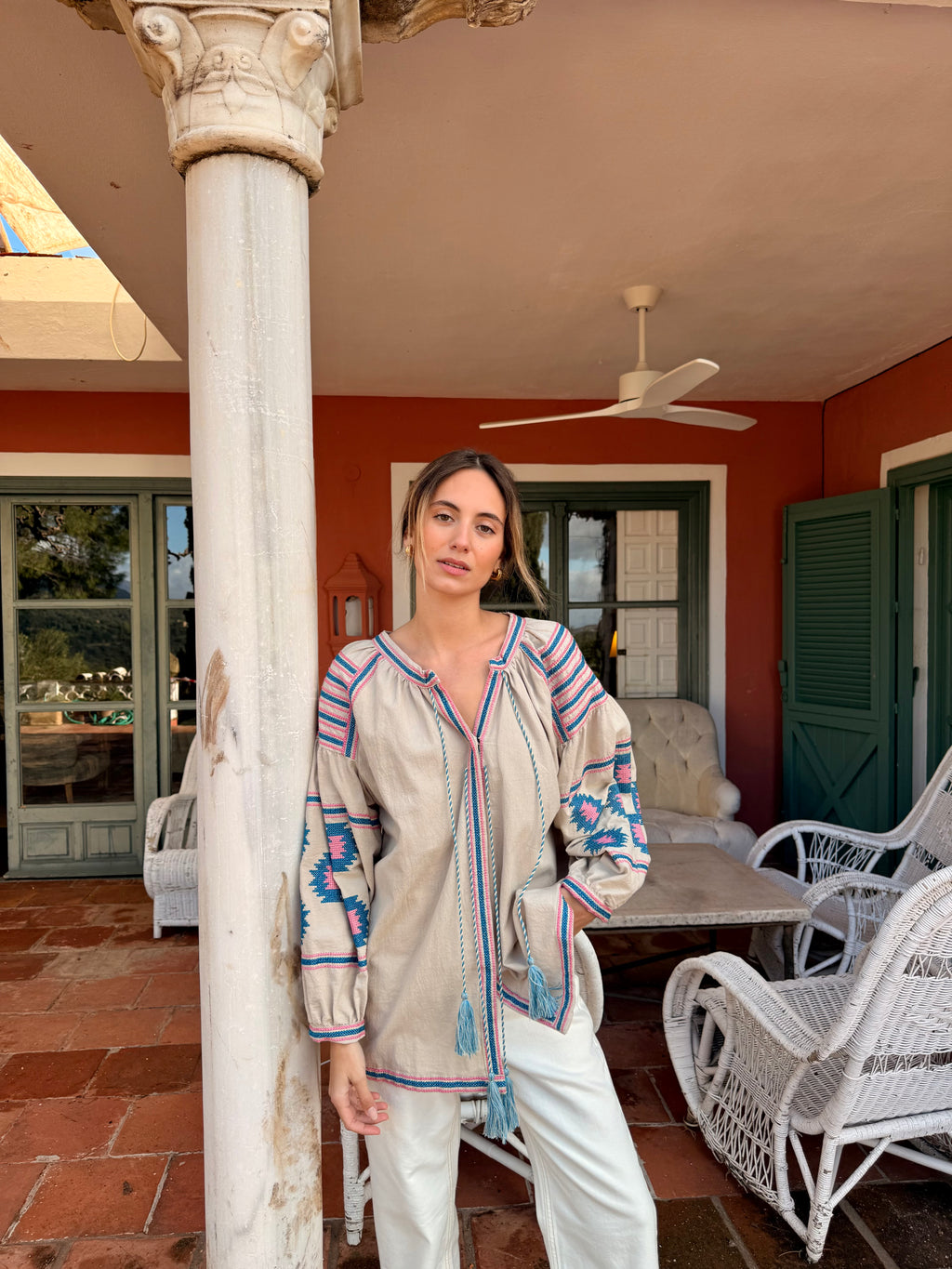 Camisa Emilia Beige