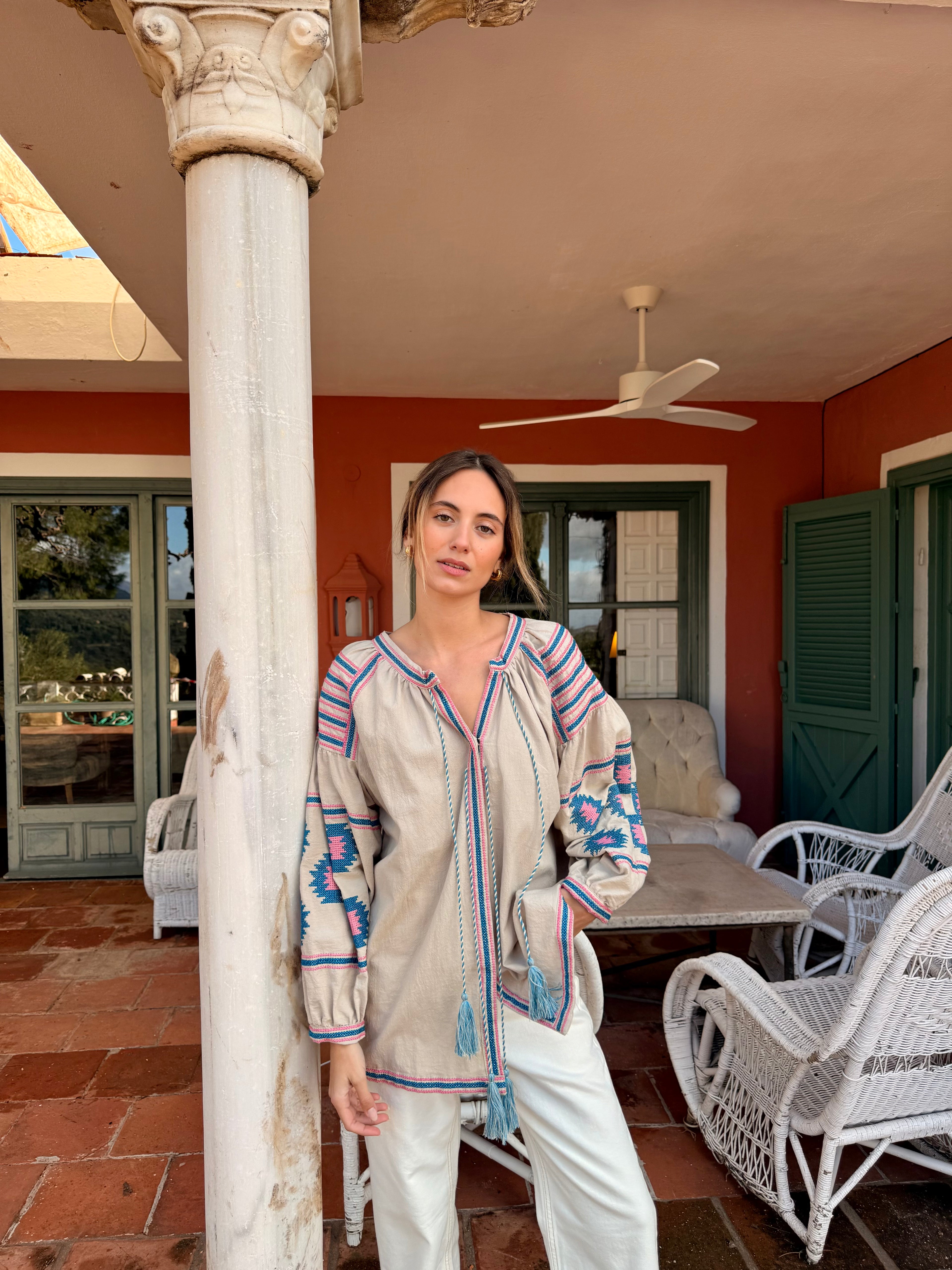 Camisa Emilia Beige
