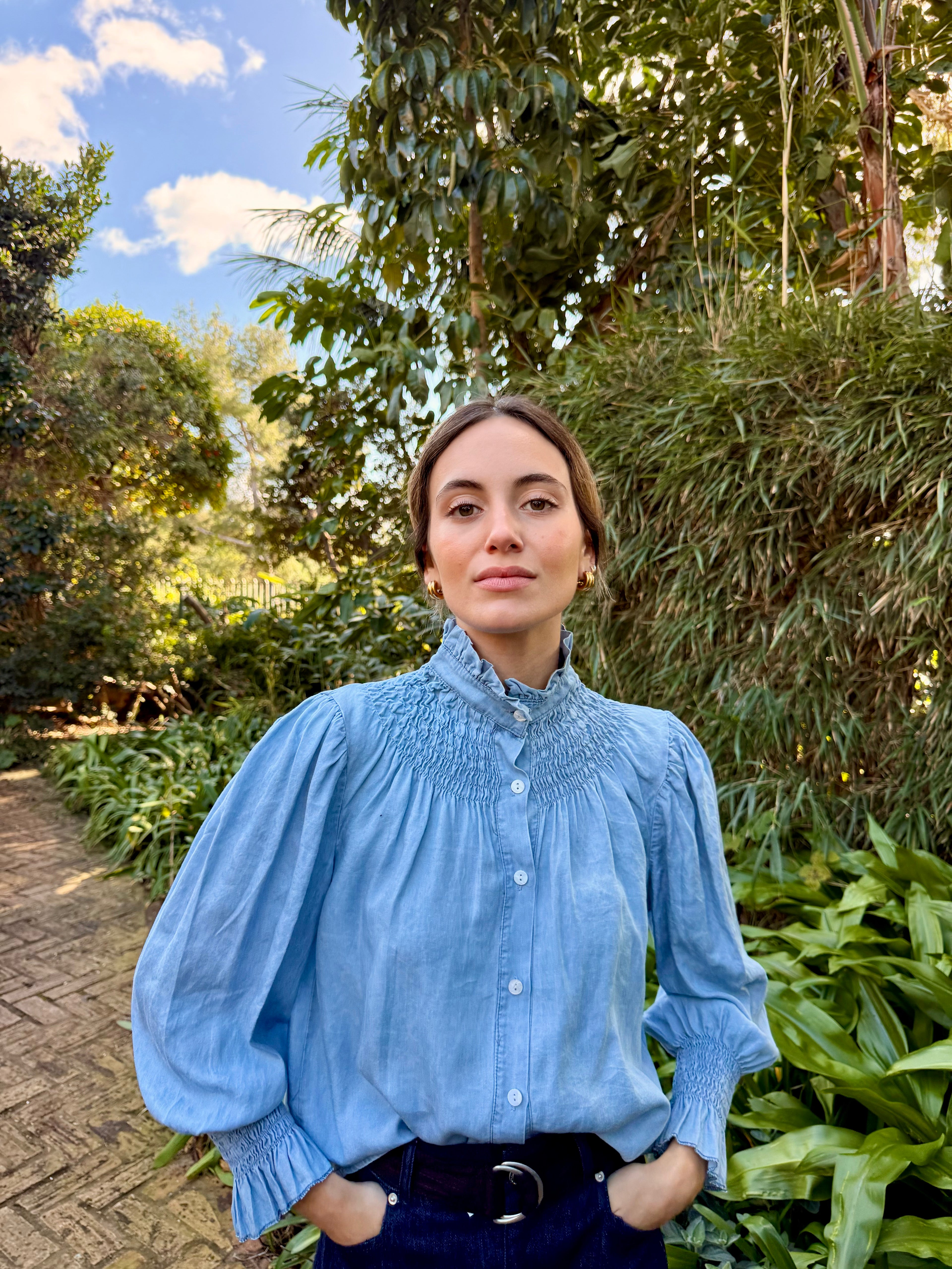 Camisa Vaquera Cuello