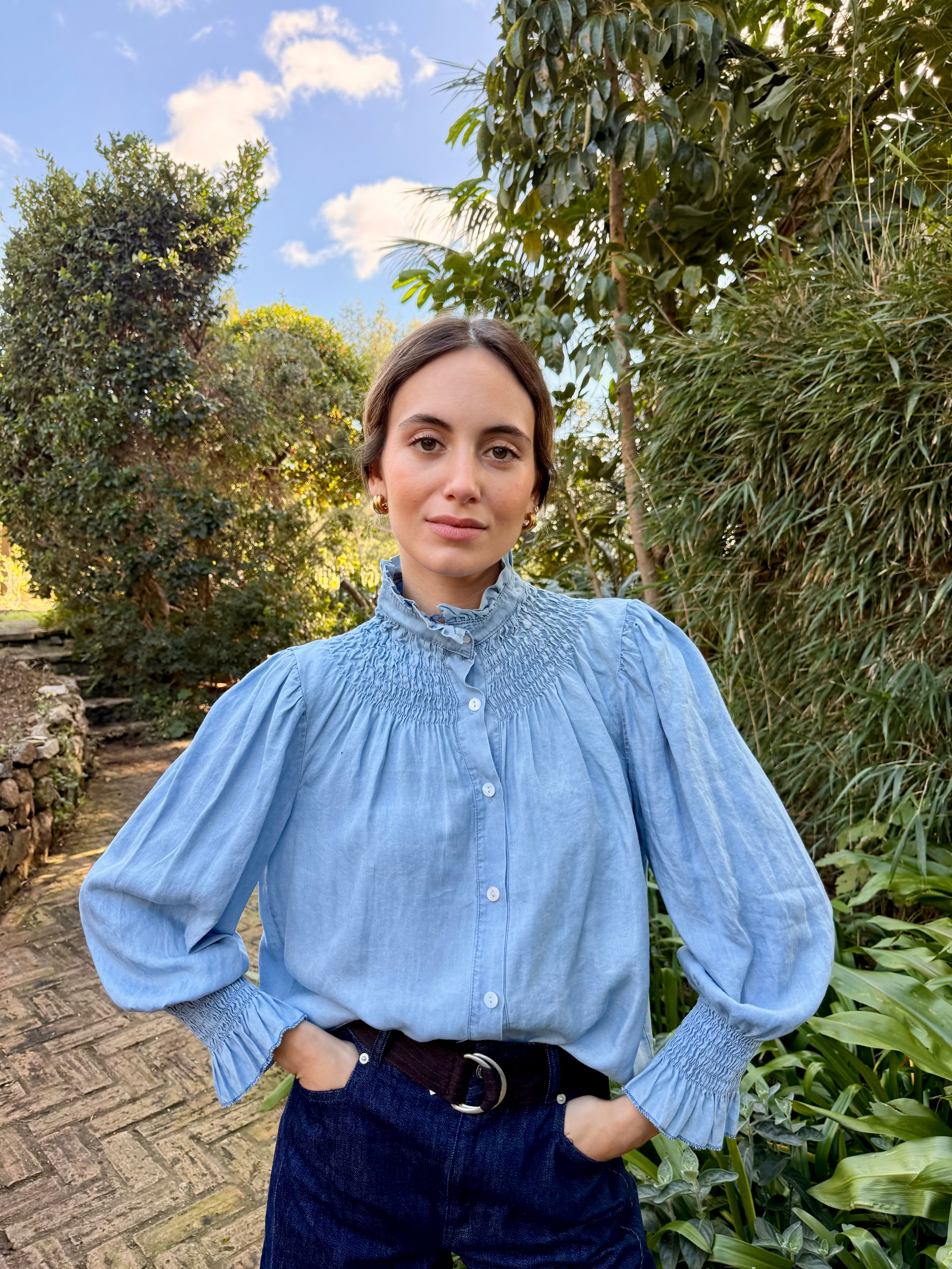 Camisa Vaquera Cuello