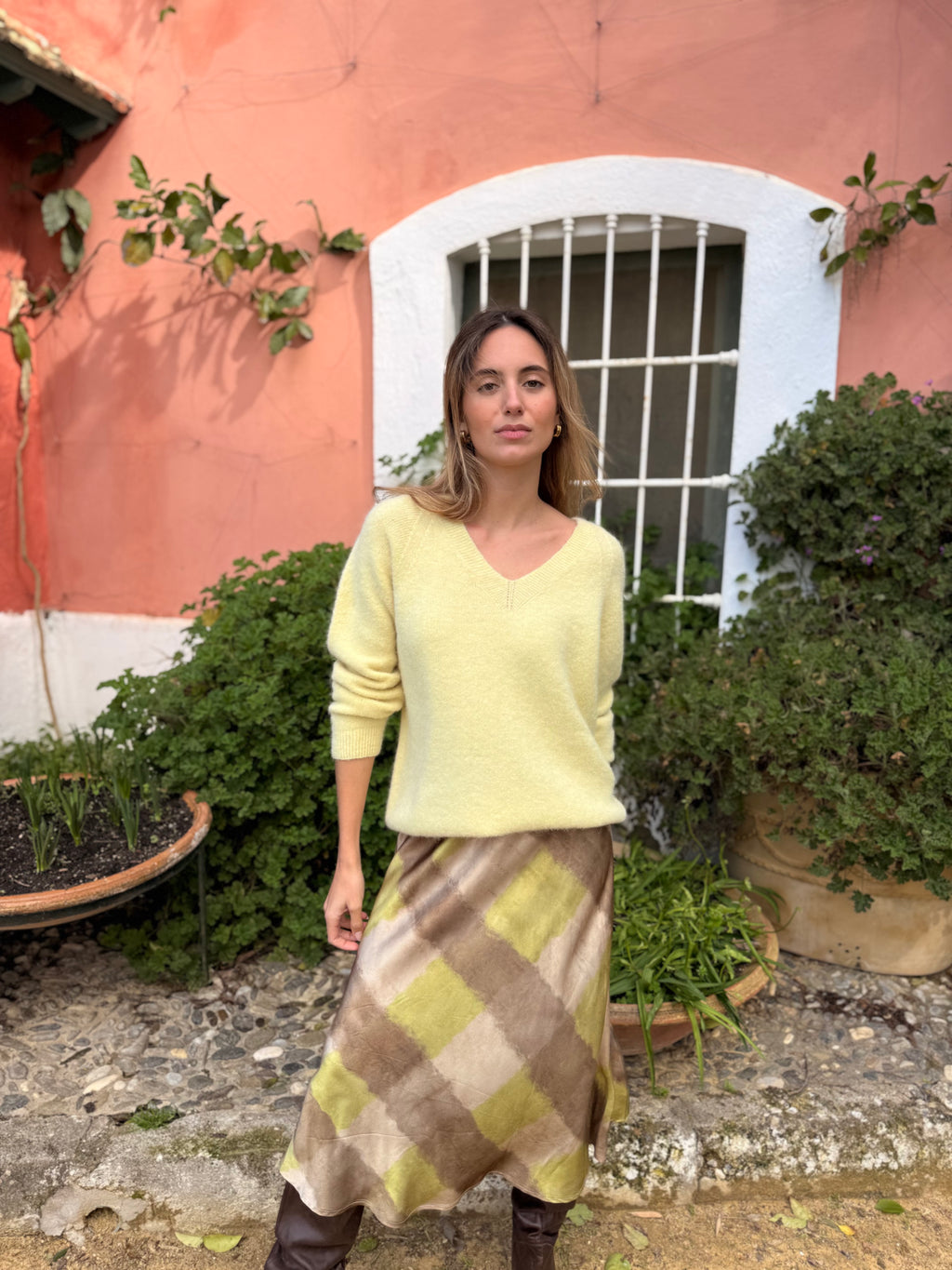 Falda Marrón