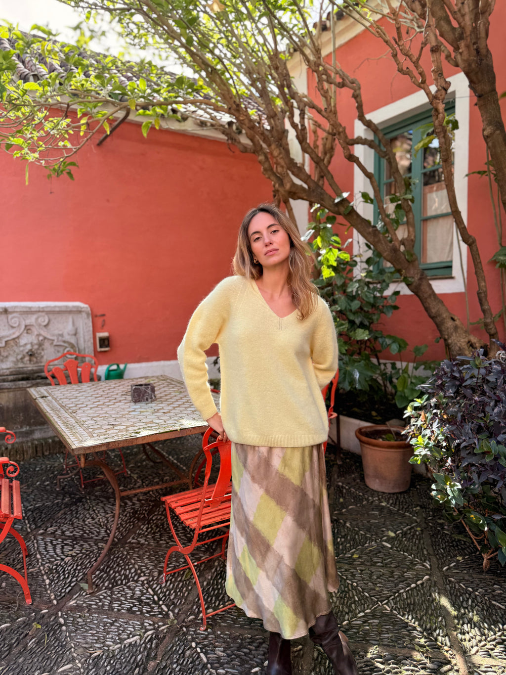 Falda Marrón